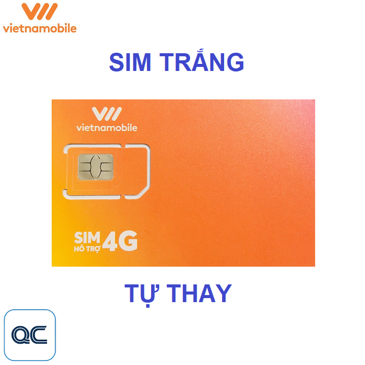 FREESHIP - CHƯA KÍCH HOẠT  [HCM]Sim trắng phôi 4G vietnamobile