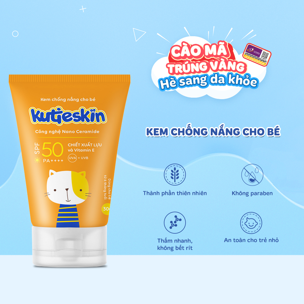 Kem chống nắng cho bé Kutieskin