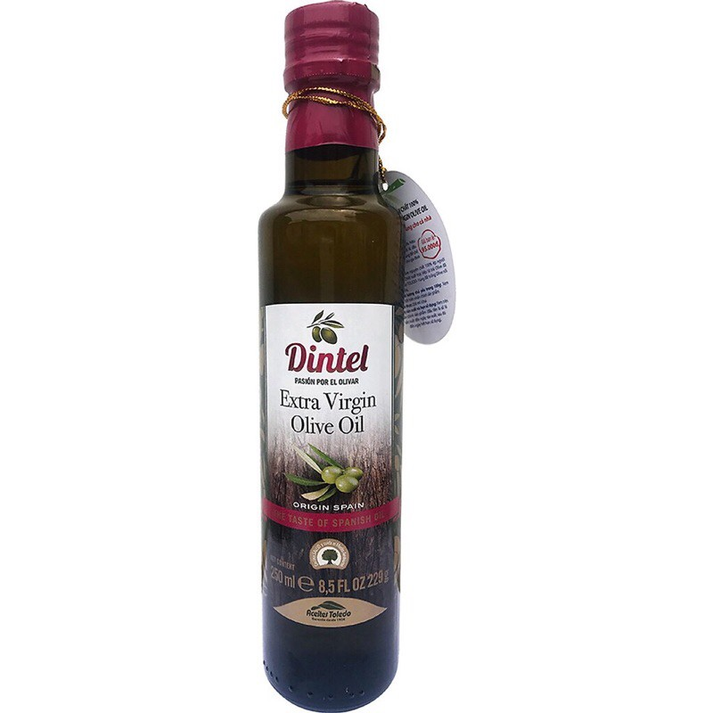 DẦU OLIU DINTEL EXTRA VIRGIN ( SIÊU NGUYÊN CHẤT) 250ML MẪU MỚI