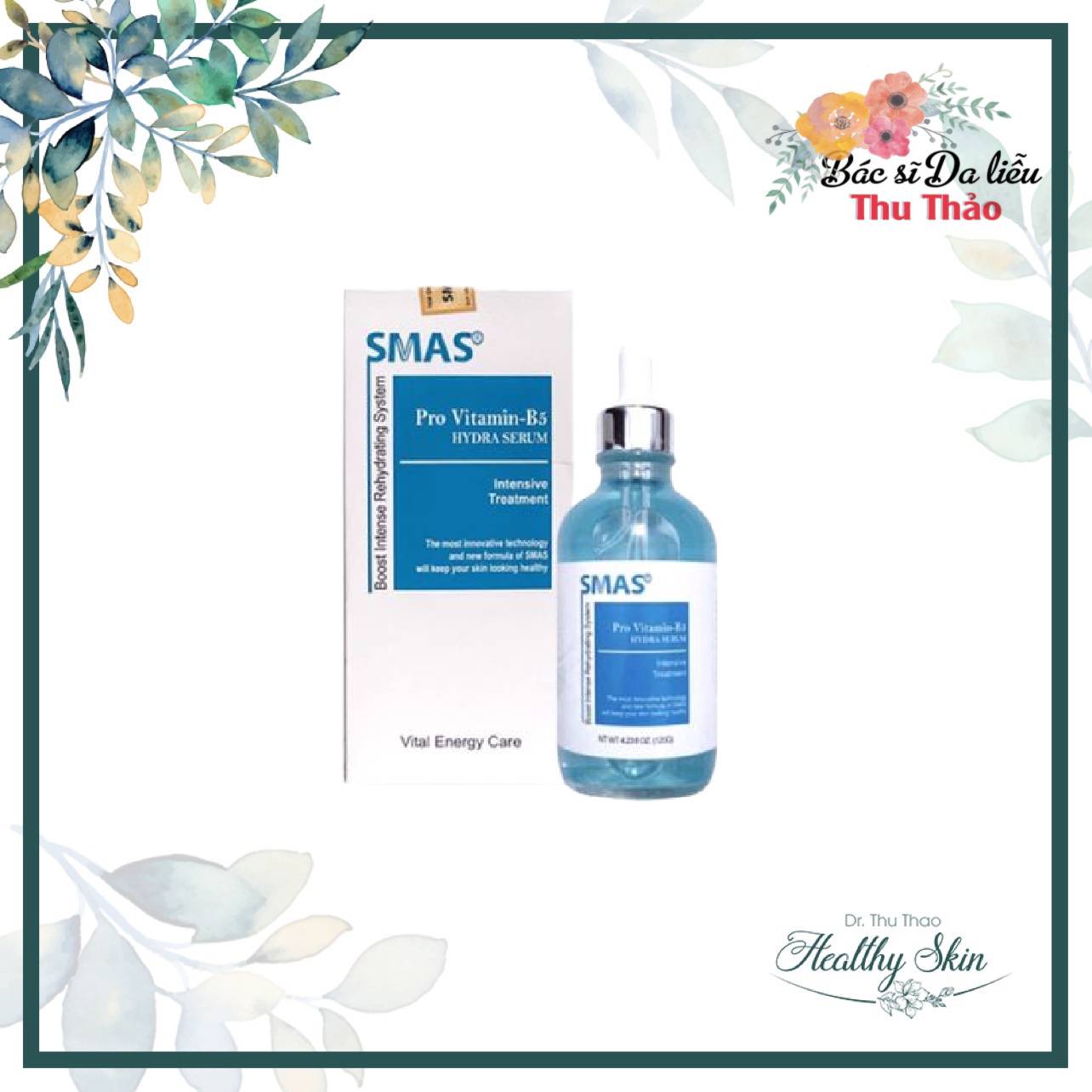 [120G] SERUM CẤP ẨM PHỤC HỒI SMAS PRO VITAMIN B5 HYDRACTINIA SERUM