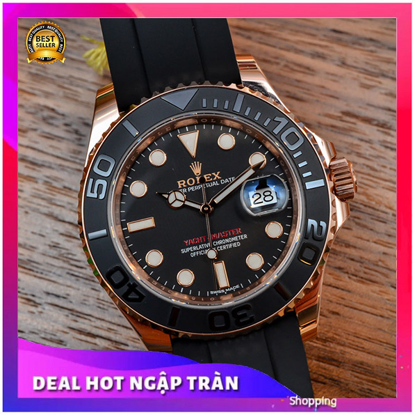 [ VUA ĐỒNG HỒ ] Đồng Hồ Nam Tự động Vàng hồng Rosegold R8 Dây Da automatic + full box