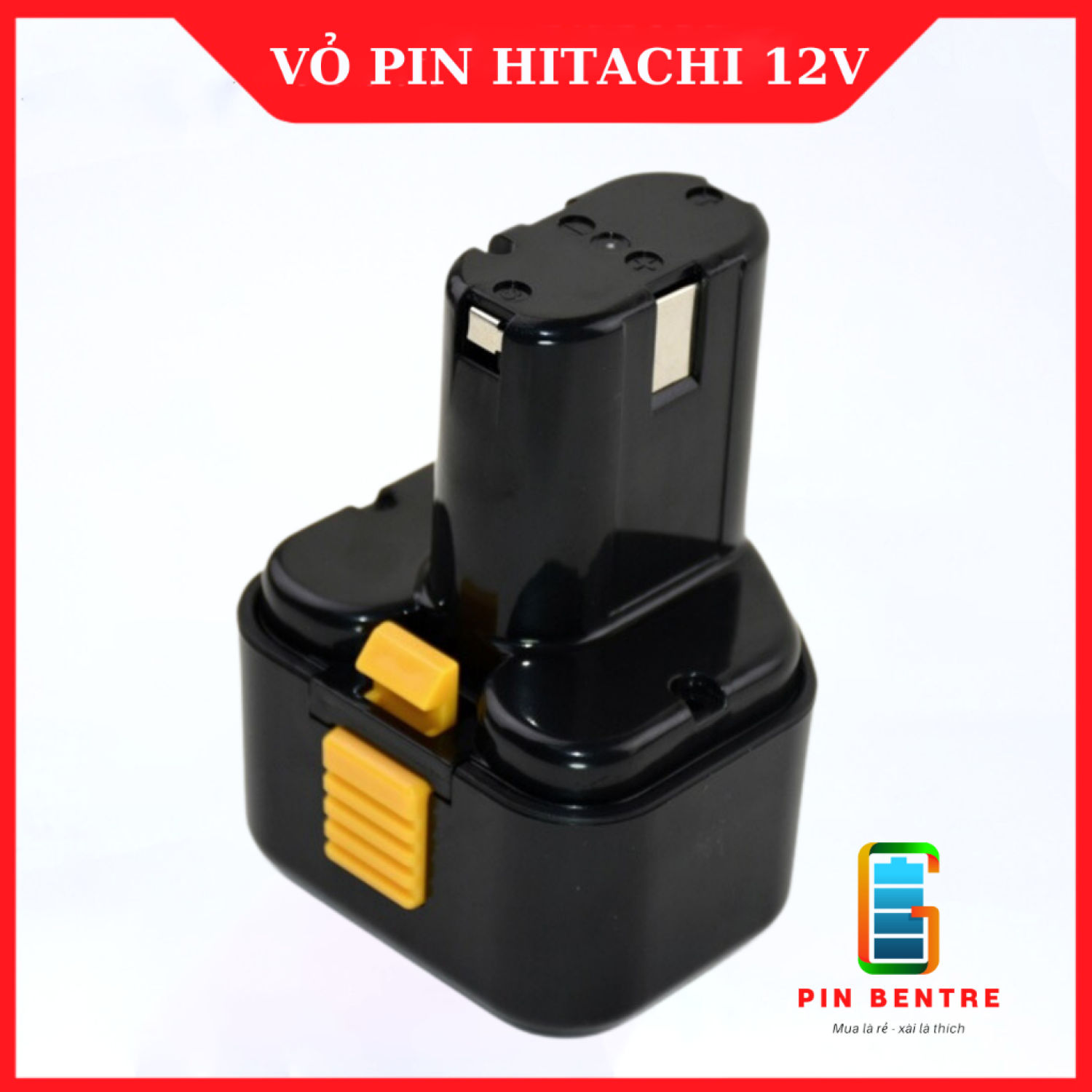 Vỏ pin hitachi 12v ni-mh 3.0ah loại vỏ ngang loại mới