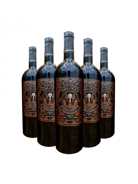 Vang ý tolucci rosso igp puglia750ml 14 vol- vang đỏ