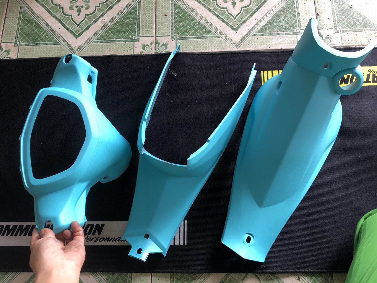 Bộ nhựa nhám 3 món nhiều màu sirius 50cc/ 110 xăng cơ