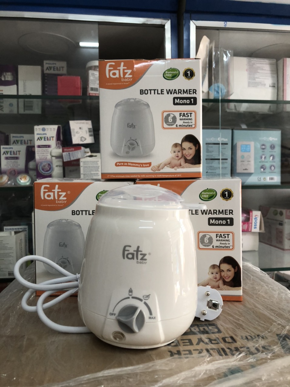 [HCM]Máy hâm nóng sữa và thức ăn 3 chức năng Fatzbaby FB3003SL Mẫu 2020