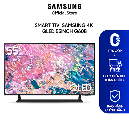 Smart tivi samsung 4k qled 55 inch q60b