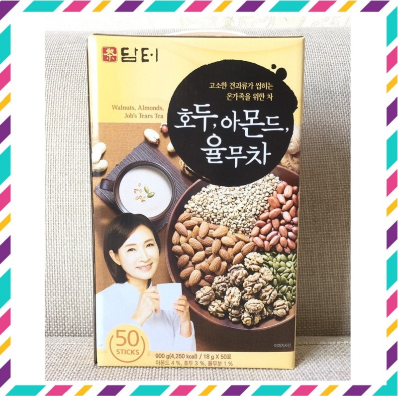 [ Hàng Chuẩn ] Bột Ngũ Cốc Dinh Dưỡng Damtuh Hàn Quốc, Hộp 50 Gói * 18g, Ít Đường, Bổ Dưỡng, Tốt Cho Sức Khỏe