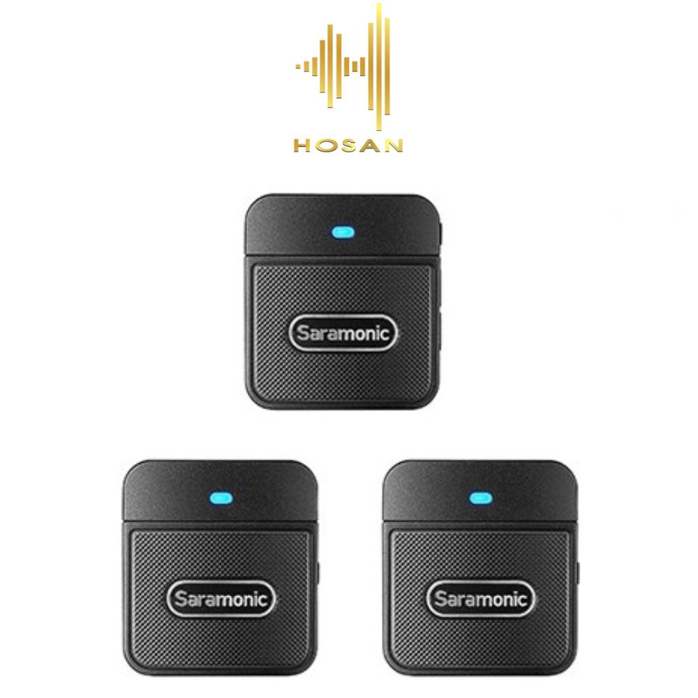 Micro thu âm Saramonic Blink 100 B2 - Micro ghi âm công nghệ truyền tín hiệu 2.4GHz khử tiếng ồn thông minh