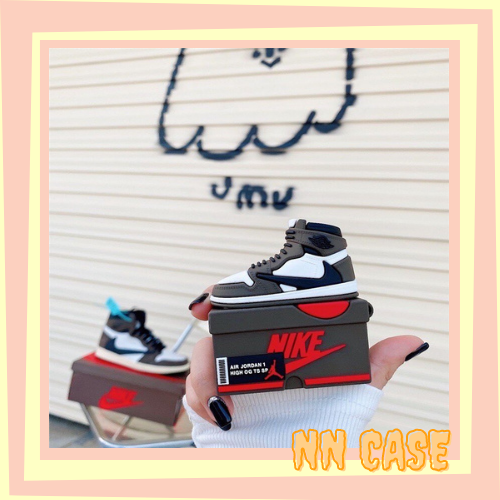 Case Airpods 1/2/pro Hộp Giày Full Box N I K E Nâu