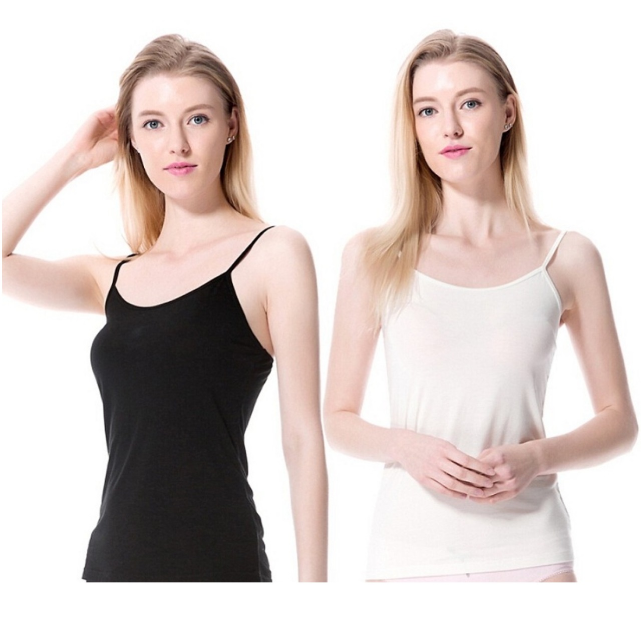 Combo 2 áo hai dây thun cotton co giãn a2d