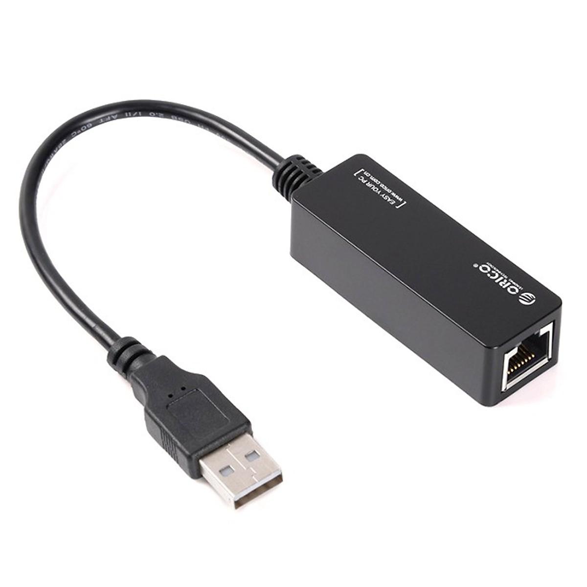 Bộ chuyển usb 2.0 sang cổng lan orico utj-u2