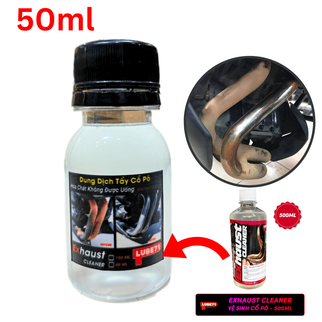 [HCM]Vệ Sinh Tẩy Cổ Pô Siêu Sạch Lube71 EXHAUST CLEANER 50ml - MSN388400