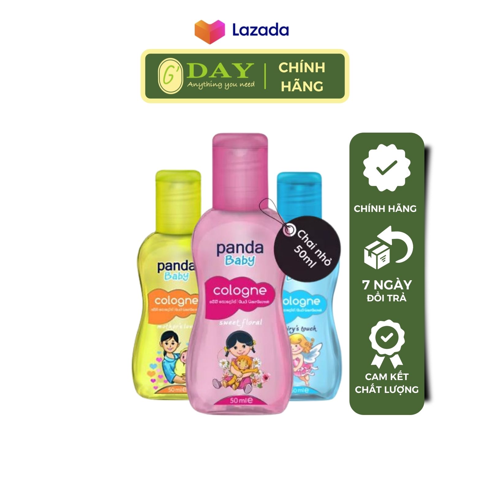Nước hoa cho em bé panda baby 50ml