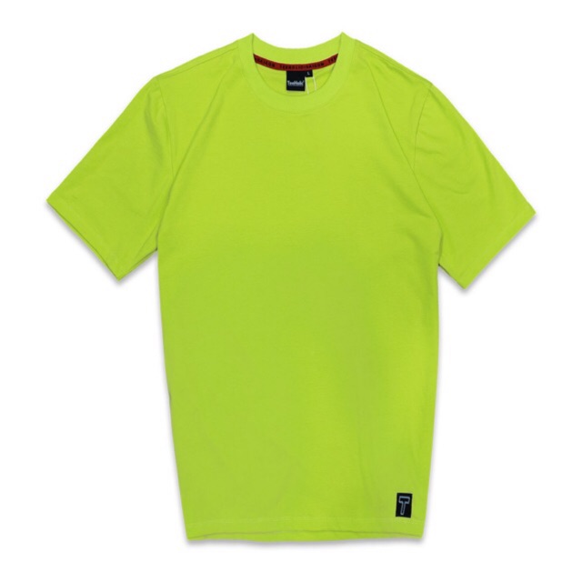 TEEHOLIC Áo Thun Trơn Unisex Màu Xanh Neon
