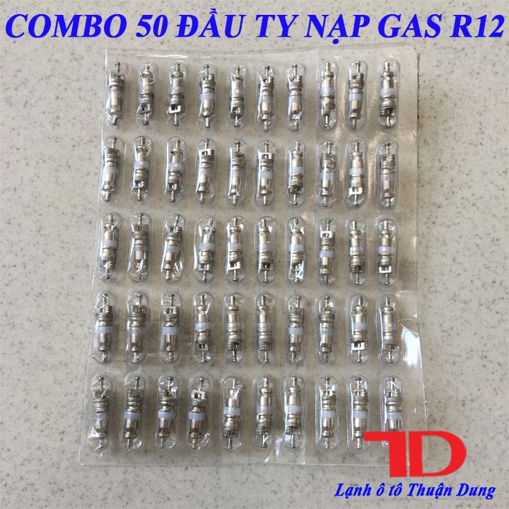 Combo 50 đầu ty nạp gas R12 - Vật Tư Điện Lạnh Ô Tô Thuận Dung