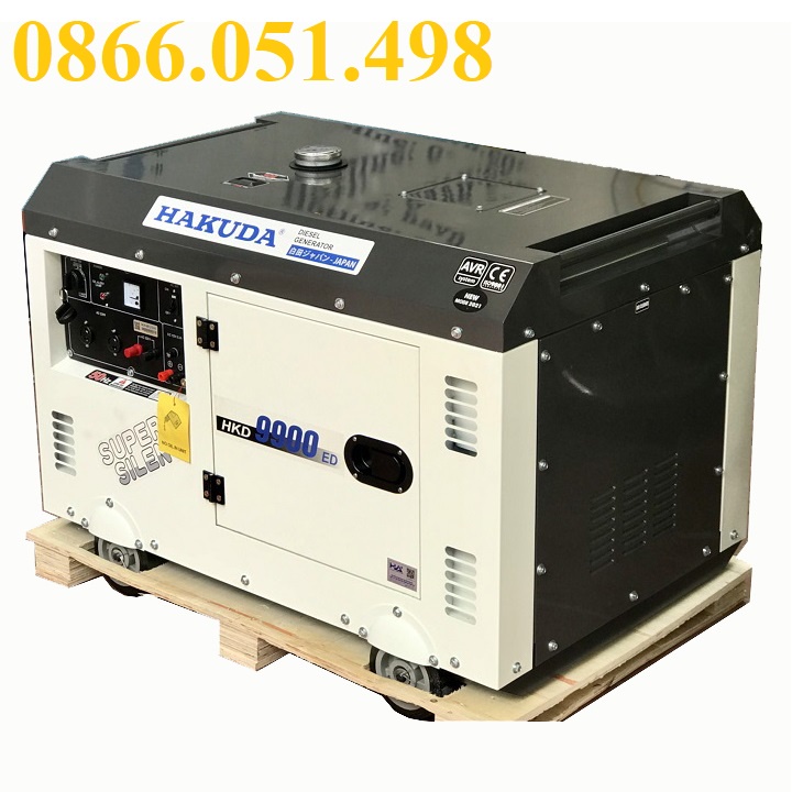 Máy Phát Điện Chạy Dầu 8Kw Hakuda Siêu Cách Âm HKD 9900ED