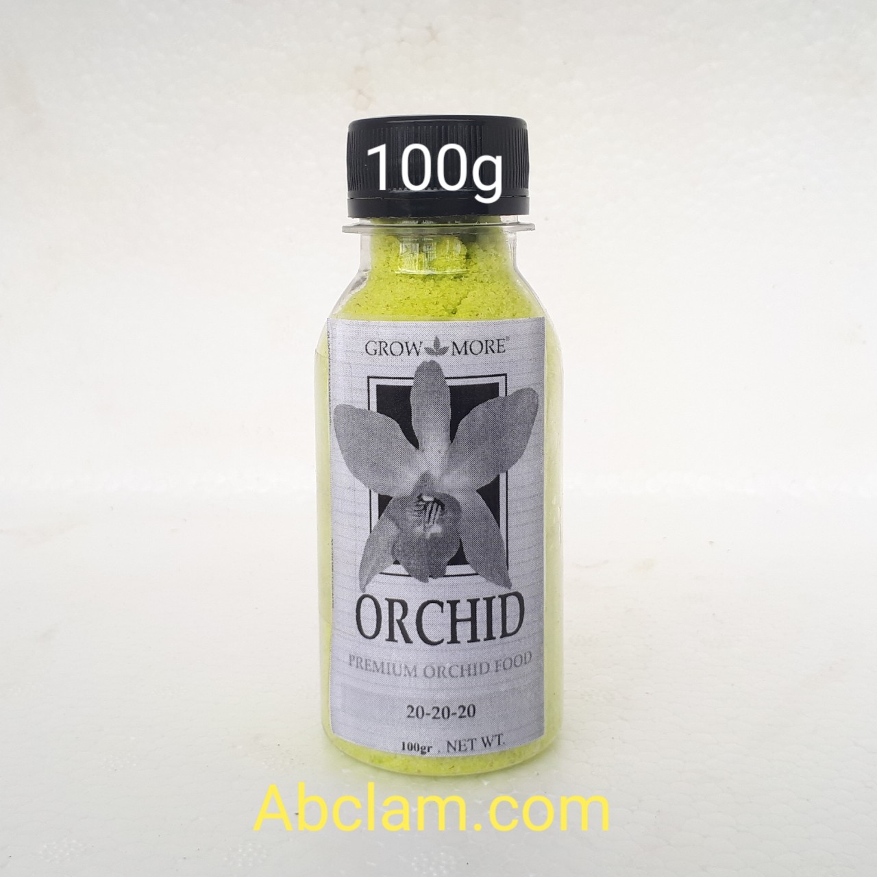 Phân bón lá npk grow more orchid 20-20-20 nhập từ mỹ chai chiết 100gr