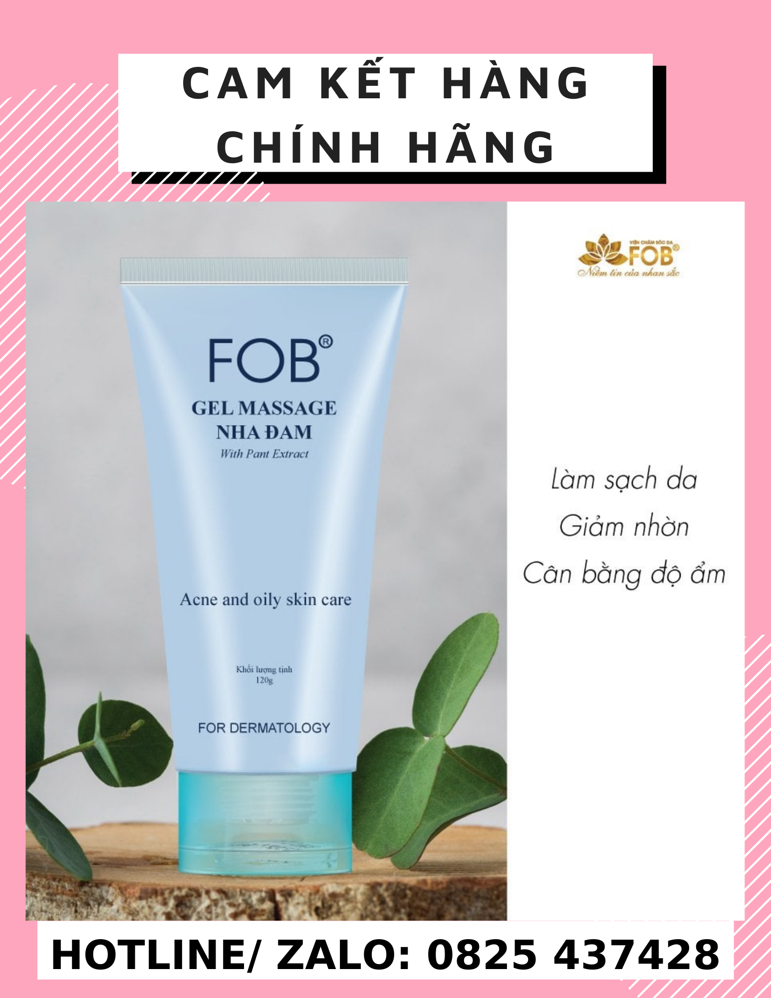 [Tuýp xanh] Gel rửa mặt nha đam FOB 120g