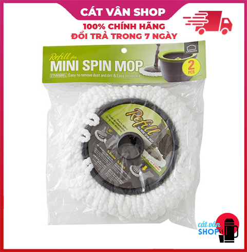 Bộ 2 bông lau nhà thay thế cho Mini Spin Mop Lock&Lock ETM451