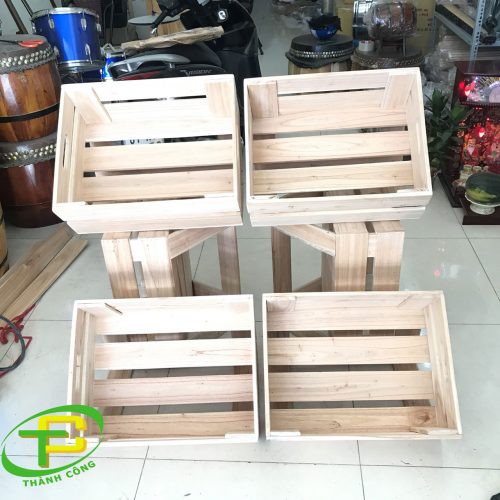 KỆ GỖ TRƯNG BÀY TRÁI CÂY