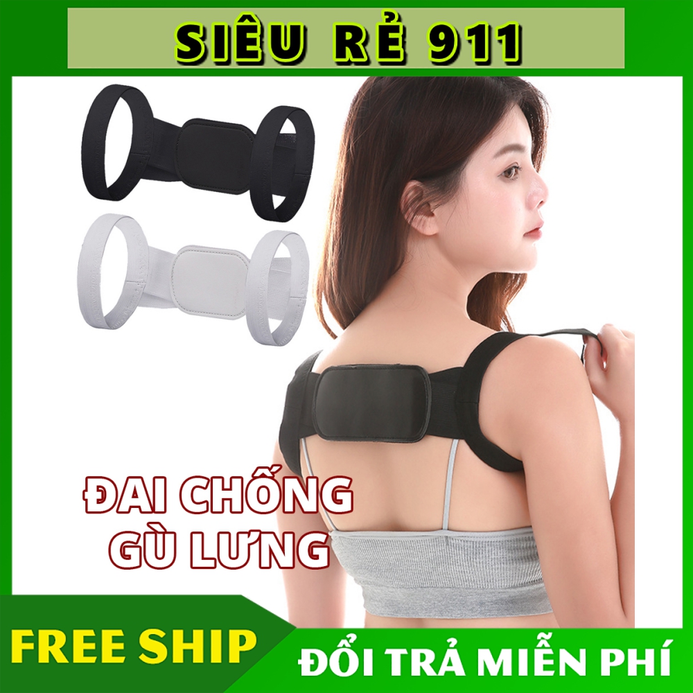 Đai Chống Gù Lưng Khòm Lưng Freesize Cao Cấp