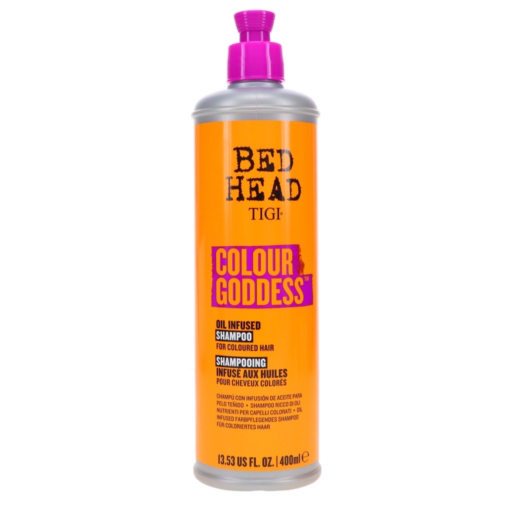 Dầu gội dưỡng chứa màu nhuộm Tigi Bed Head Colour Goddess Oil Infused 400ml ( New 2021 )