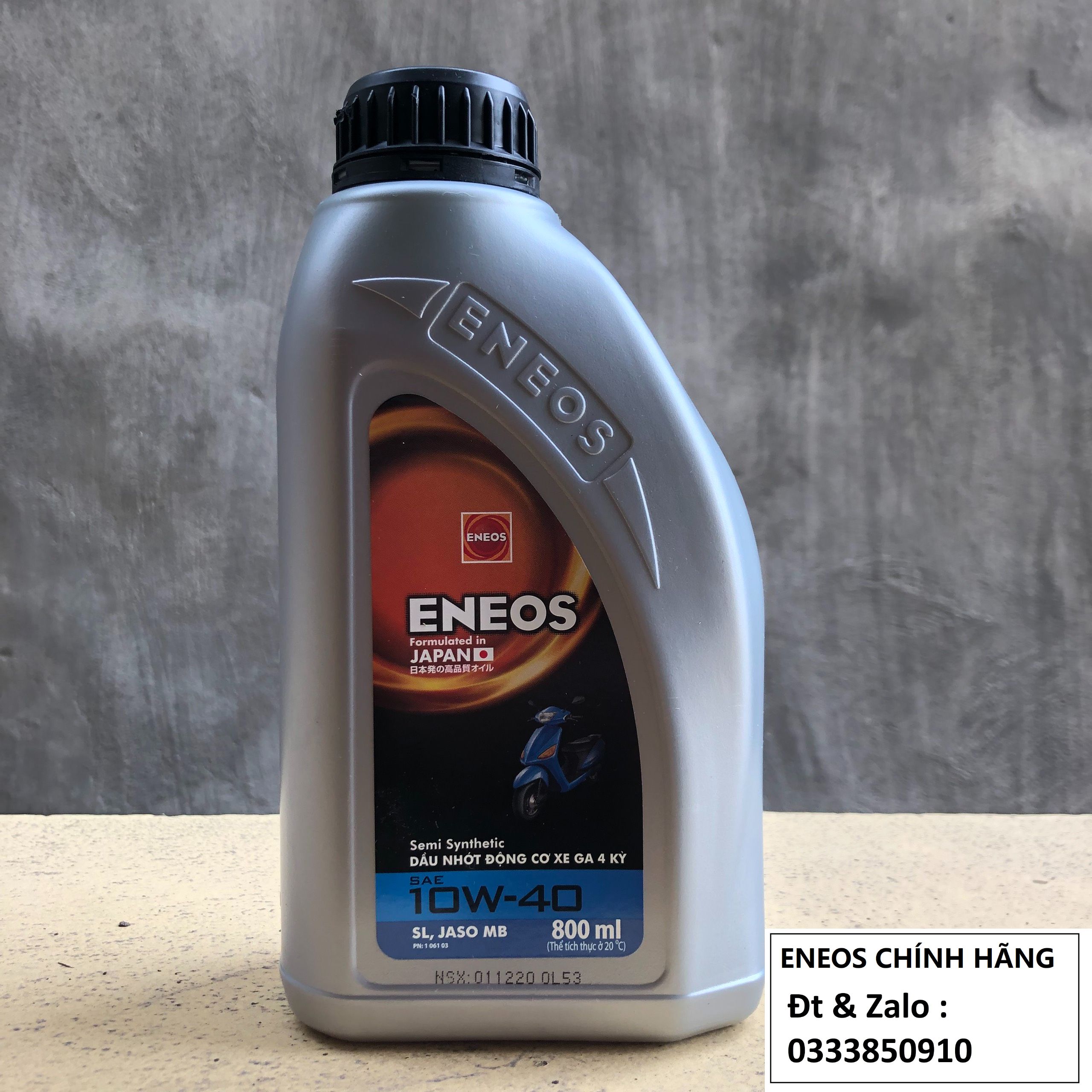 [ CHÍNH HÃNG ] Dầu nhớt bán tổng hợp xe ga ENEOS SL/MB 10w40