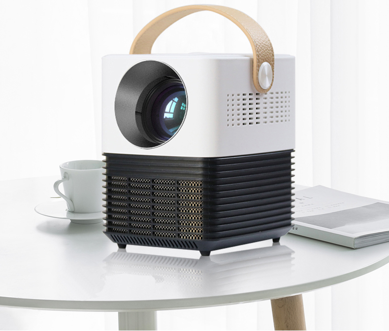 Máy Chiếu Mini Cầm Tay- Máy Chiếu Mini WEJOY Y7-Tích Hợp Loa Stereo-Kết Nối Qua Cổng HDMI, USB Nhanh Chóng-Thiết Kế Nhỏ Gọn, Dễ Sử Dụng, Dễ Di Chuyển-Kèm Điều Khiển Từ Xa-Chuyên Dùng Cho Quán Cafe, Phòng Ngủ, Xem Phim Gia Đình..