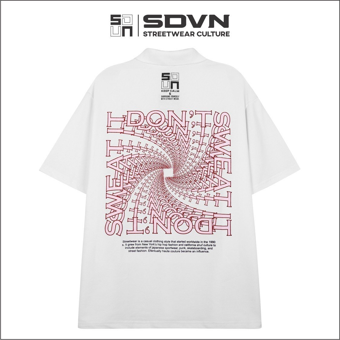 Áo Thun POLO Unisex Form Rộng - Brand Chính Hãng SDVN - SWEAT IT