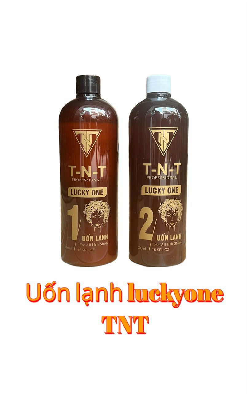 Thuốc uốn lạnh Lucky One TNT TOANLUCKY, uốn lạnh trực tiếp mùi thuốc thơm, siêu xoăn, không bị khô tóc_ Love Beautiful