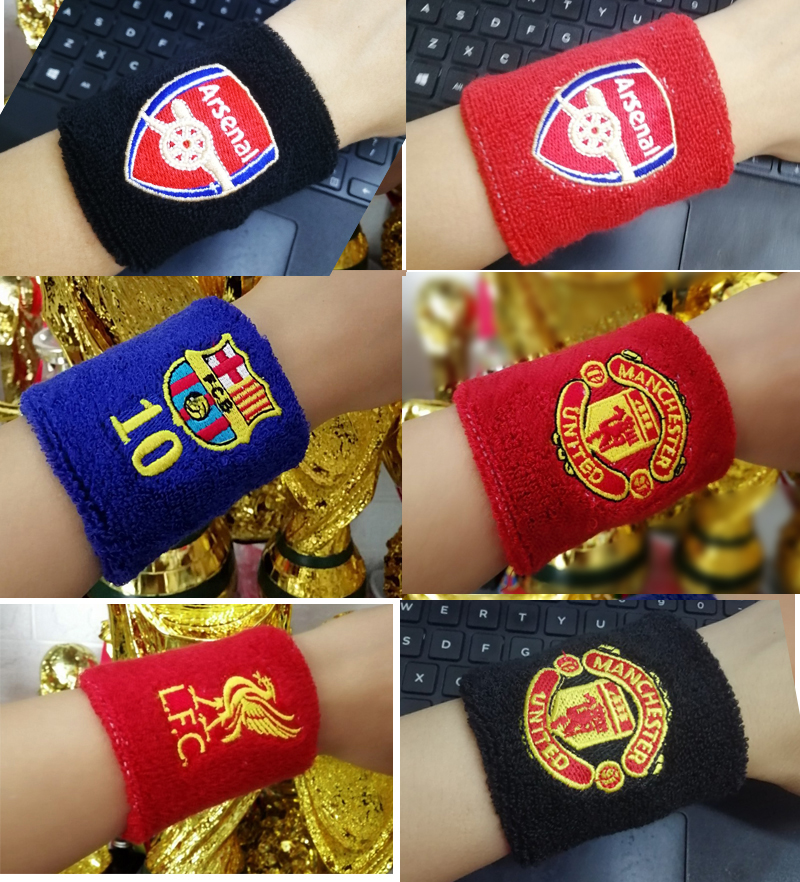 Băng cổ tay thấm mồ hô các CLB bóng đá