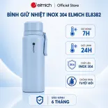 (Chỉ 20.08)Bình giữ nhiệt inox 304 Elmich EL8382LB dung tích 810ml