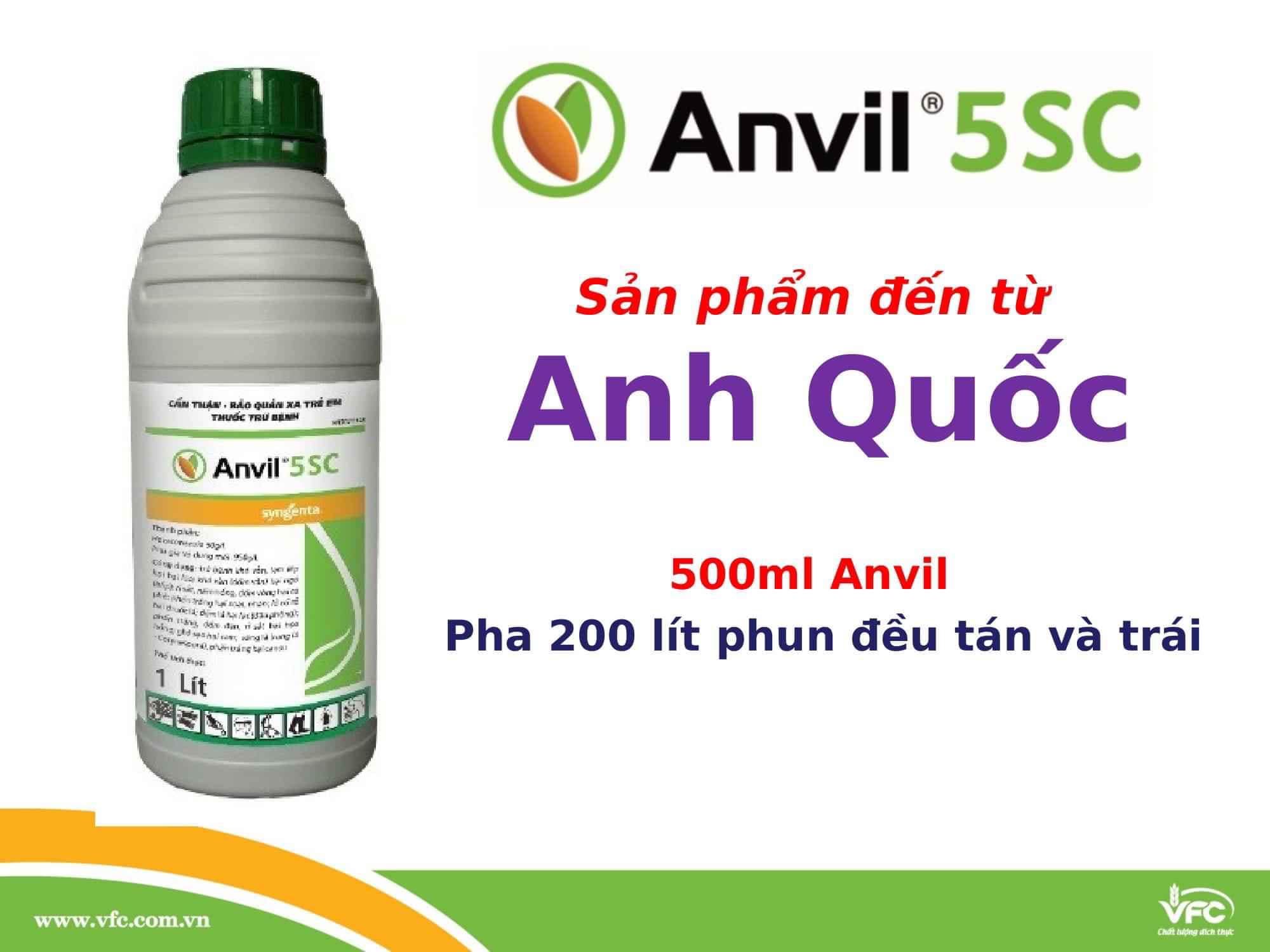 Thuốc trừ rỉ sắt Anvil 5SC 1 lít