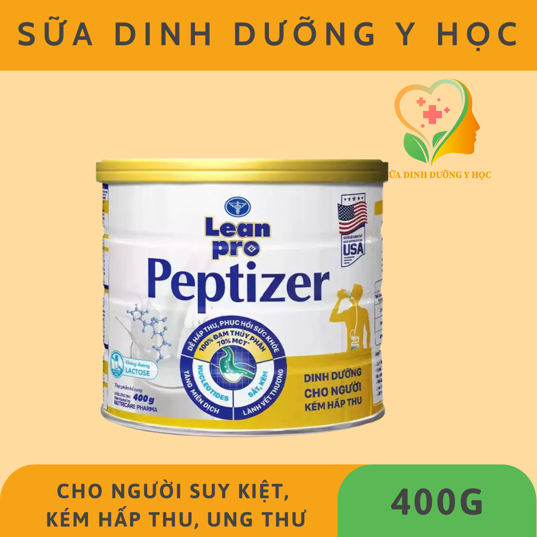 Sữa bột Leanpro Peptizer- dinh dưỡng cho người kém hấp thu - 400G