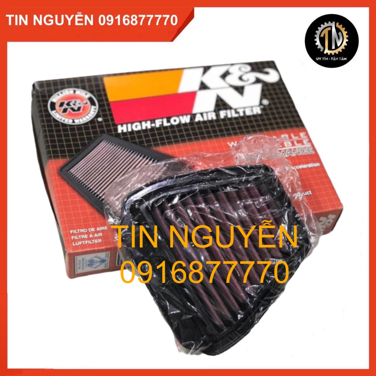 Lọc gió xe Winner Sonic KN 1416 chính hãng