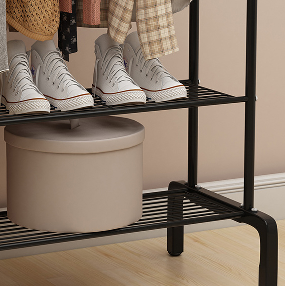 Giá Kệ Sào Treo Quần Áo, Treo Đồ VANDO Chính Hãng Có Chỗ Để Giày Dép Tiện Lợi (Chất liệu thép carbon siêu cứng)
