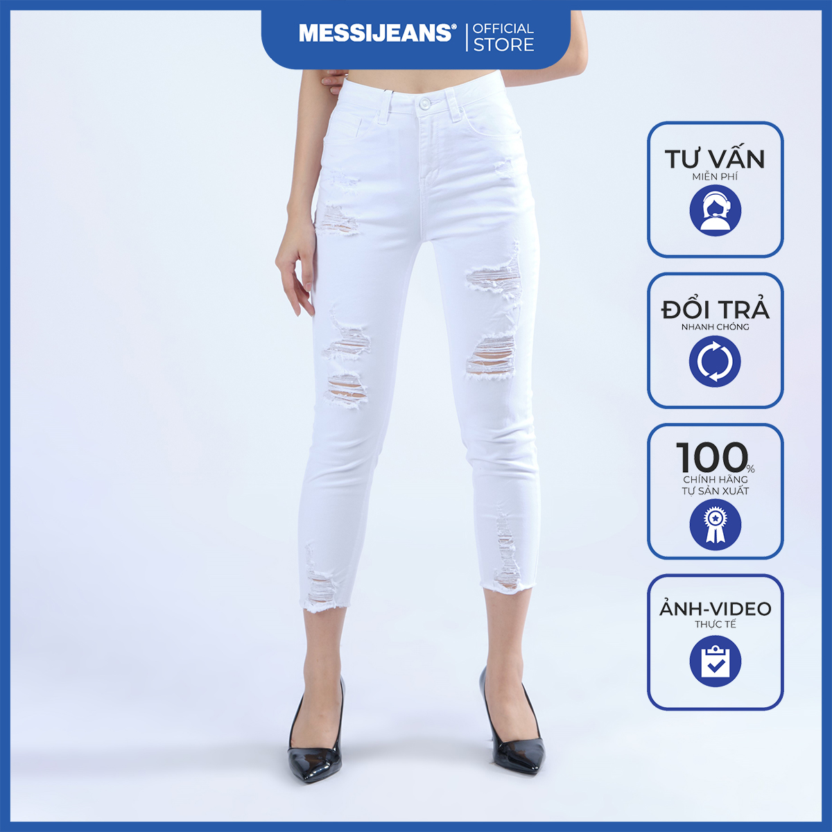 Quần jean nữ rách messi skw1042-20