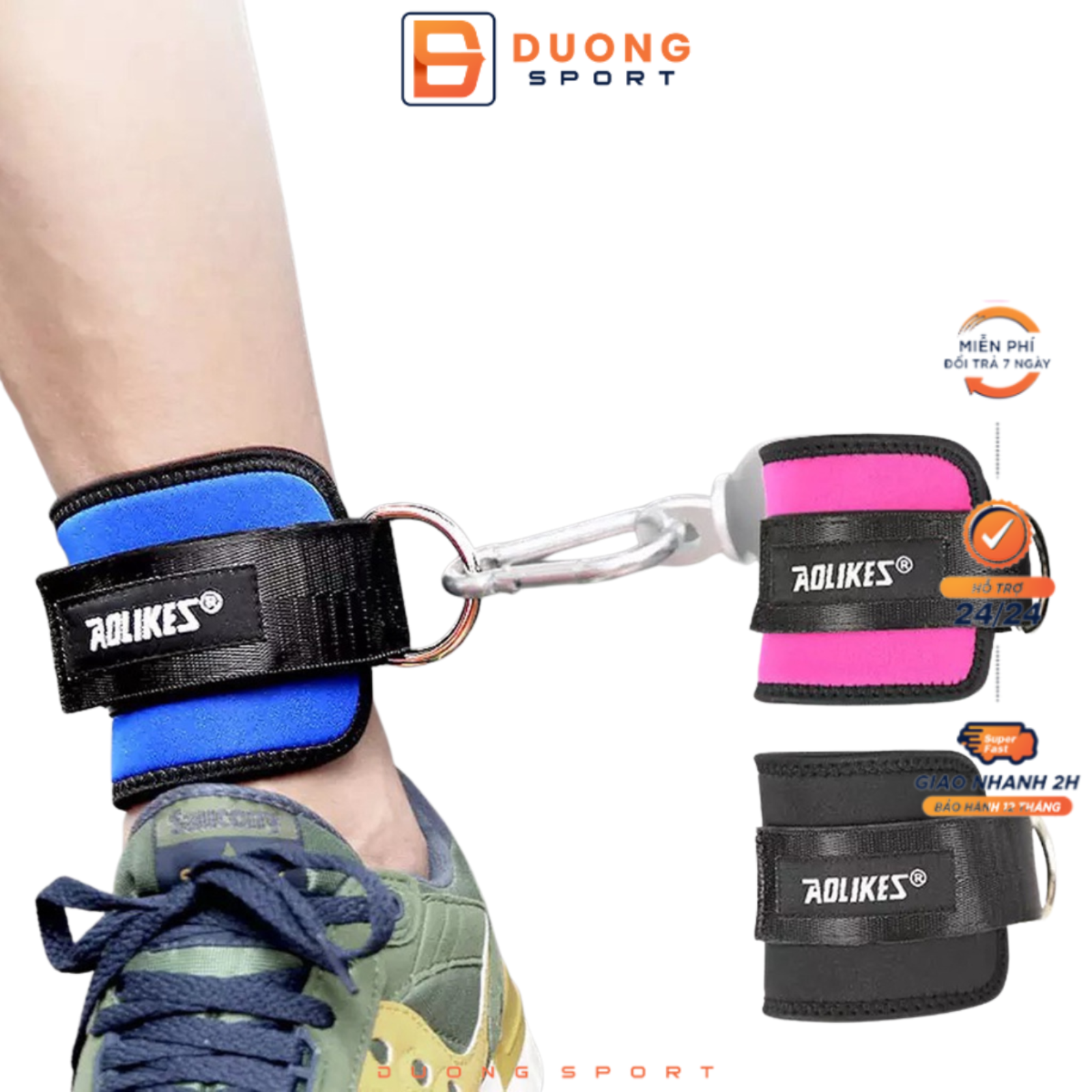 Quấn Cổ Chân Tập GYM Tập Mông Với Cáp phụ kiện Gym