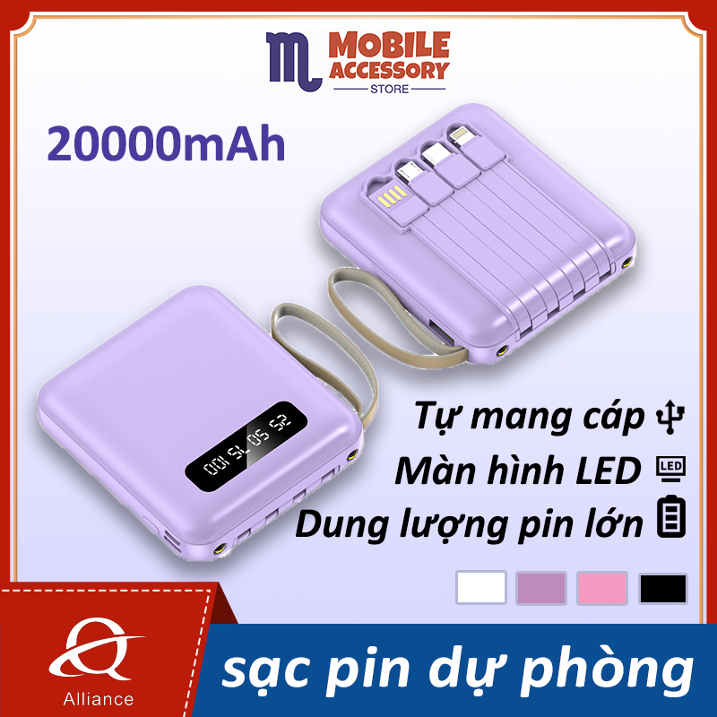 Sạc pin dự phòng Kho báu sạc sada nhỏ và di động với một dòng 20.000 mah mini high-capacity mobile power supply