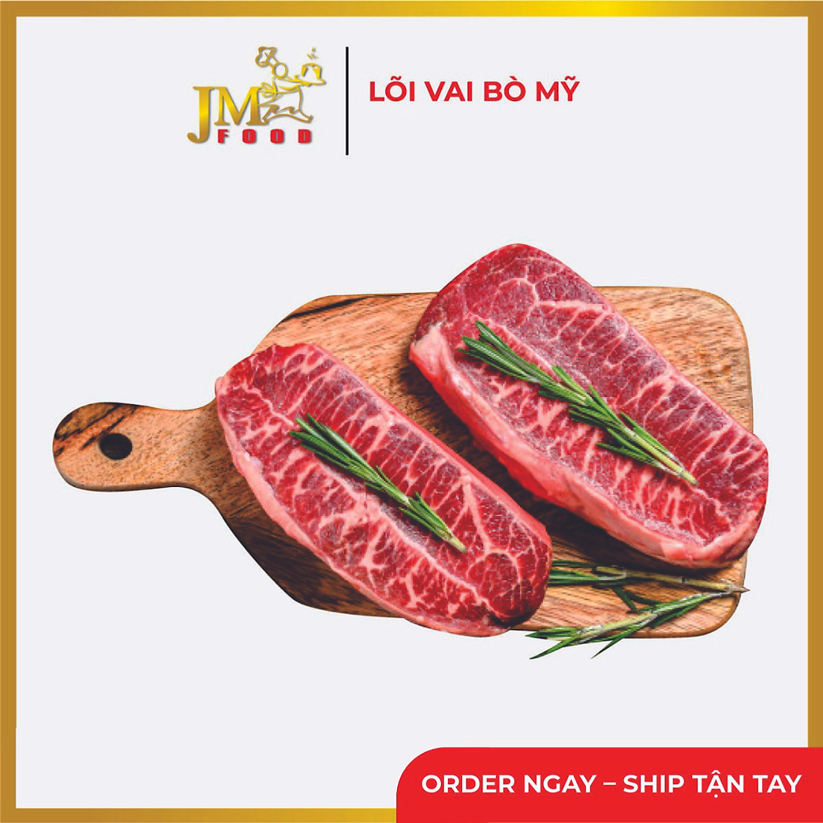 [Chỉ Giao HCM] - Lõi vai bò Mỹ - 1kg