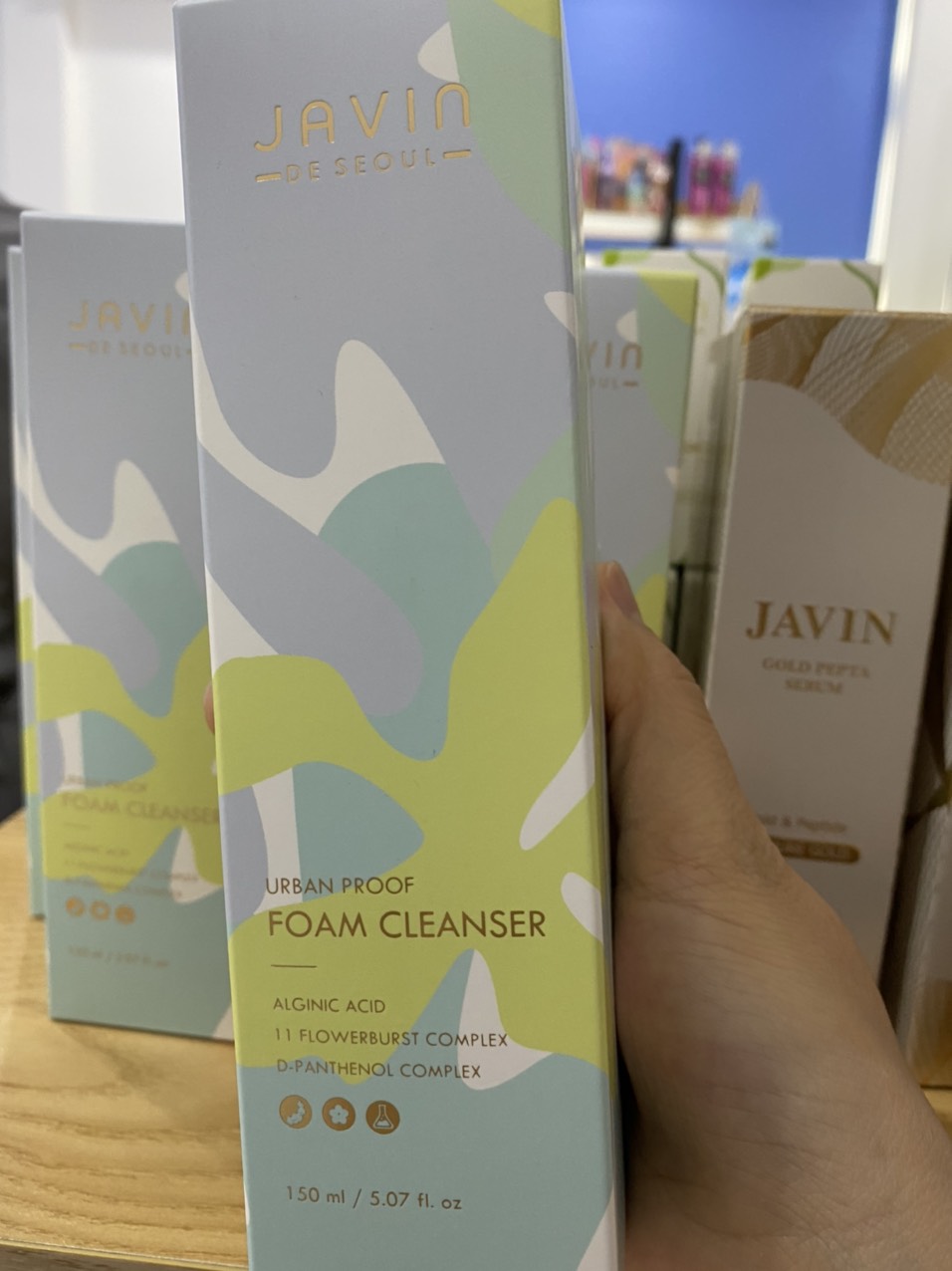 Sữa rửa mặt dạng bọt javin 150ml javin de seoul urban proof foam cleanser