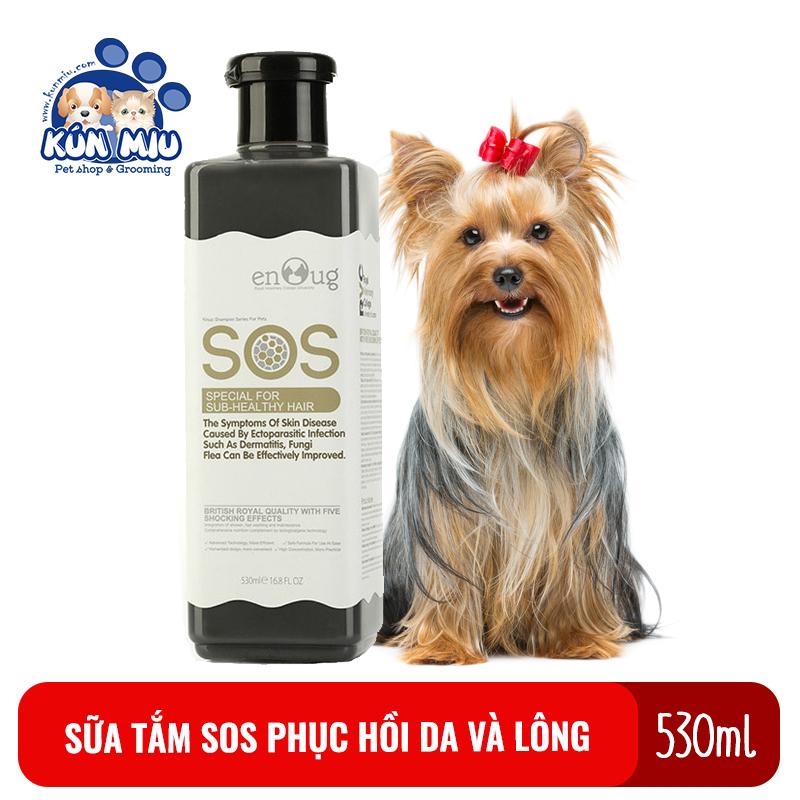 Sữa Tắm Sos Cho Chó Mèo Giúp Phục Hồi, Bảo Vệ, Ngăn Ngừa Viêm Lông Da Chai 530Ml Màu Đen (Hàng Chính Hãng)