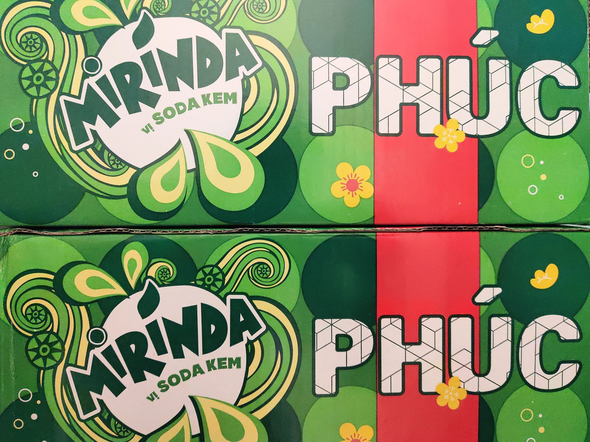 THÙNG 24 LON MIRINDA VỊ SODA KEM 330ML