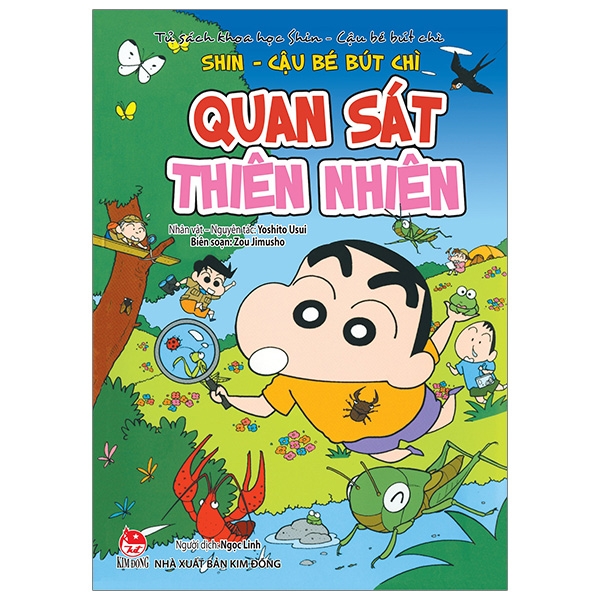 Fahasa - Tủ Sách Khoa Học - Shin Cậu Bé Bút Chì: Quan Sát Thiên Nhiên (Tái Bản 2019)
