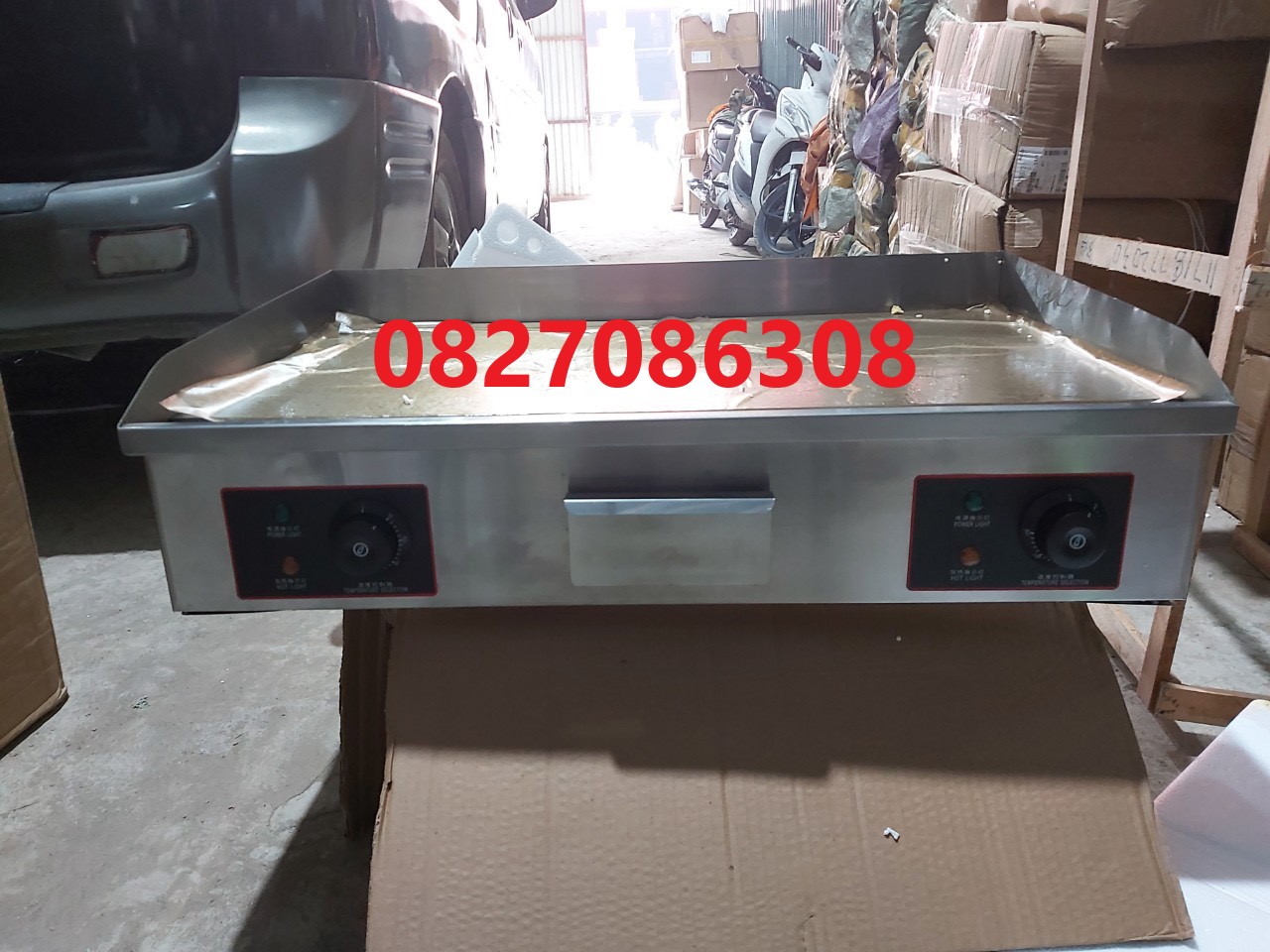 BẾP CHIÊN RÁN MẶT PHẲNG ĐIỆN CÓ NÚT ĐIỀU CHỈNH NHIỆT ĐỘ