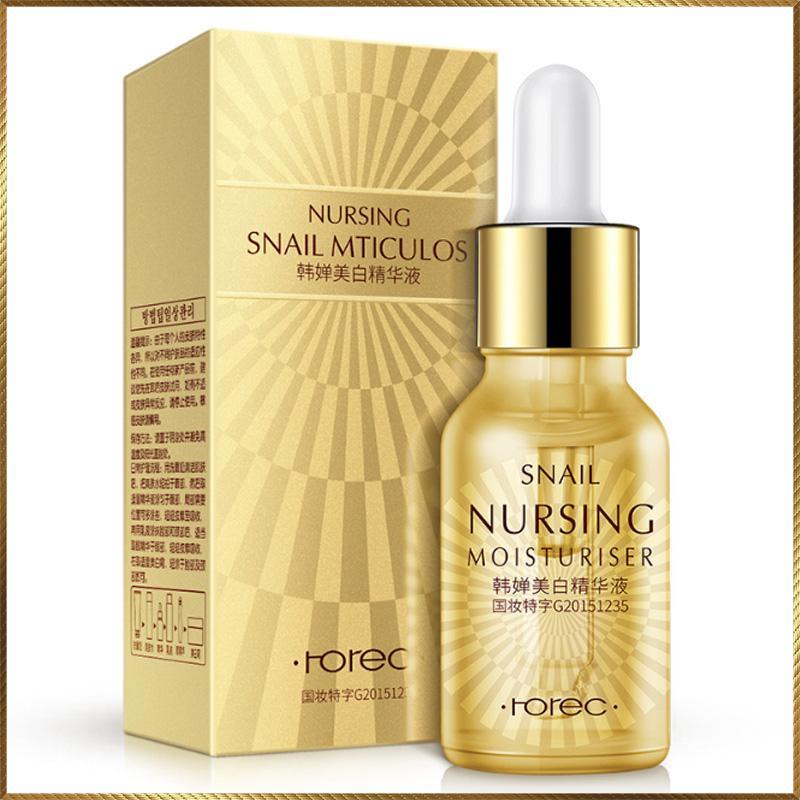 Serum Ốc Sên Nursing Snail Moisturiser Rorec Khử Nám , Tàn Nhang , Trắng Da 15ml