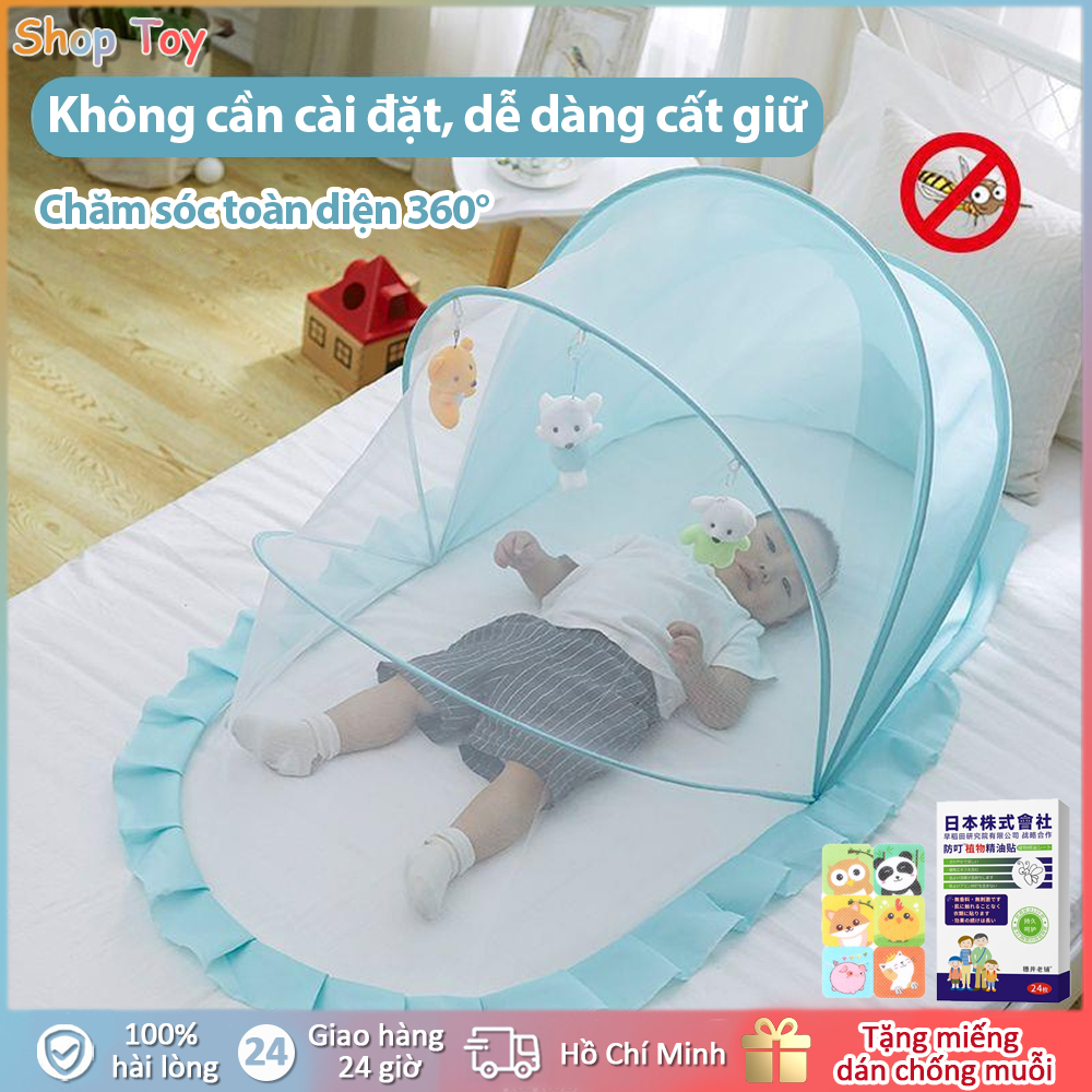 Màn chống muỗi cho trẻ em/em bé, có thể gập lại, nhẹ và di động, chống muỗi và an toàn, được làm bằng chất liệu được lựa chọn cẩn thận, mềm mại và thoáng khí, phổ biến trong tất cả các mùa để bảo vệ giấc ngủ ngon cho bé
