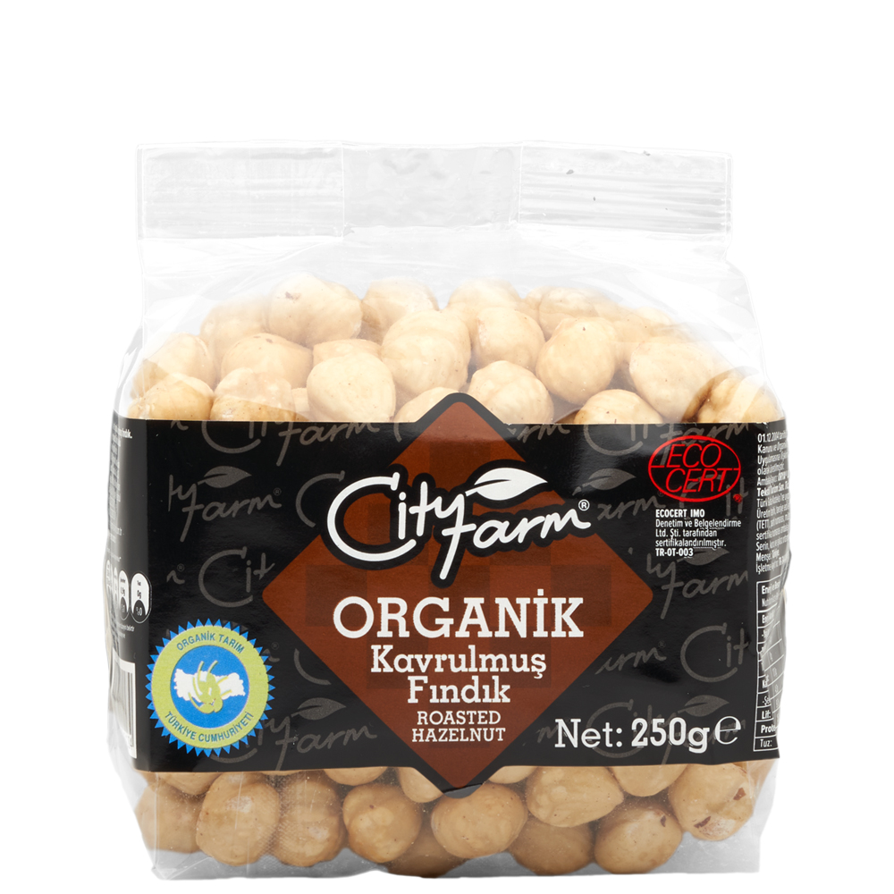 City farm hạt phỉ rang hữu cơ 250g