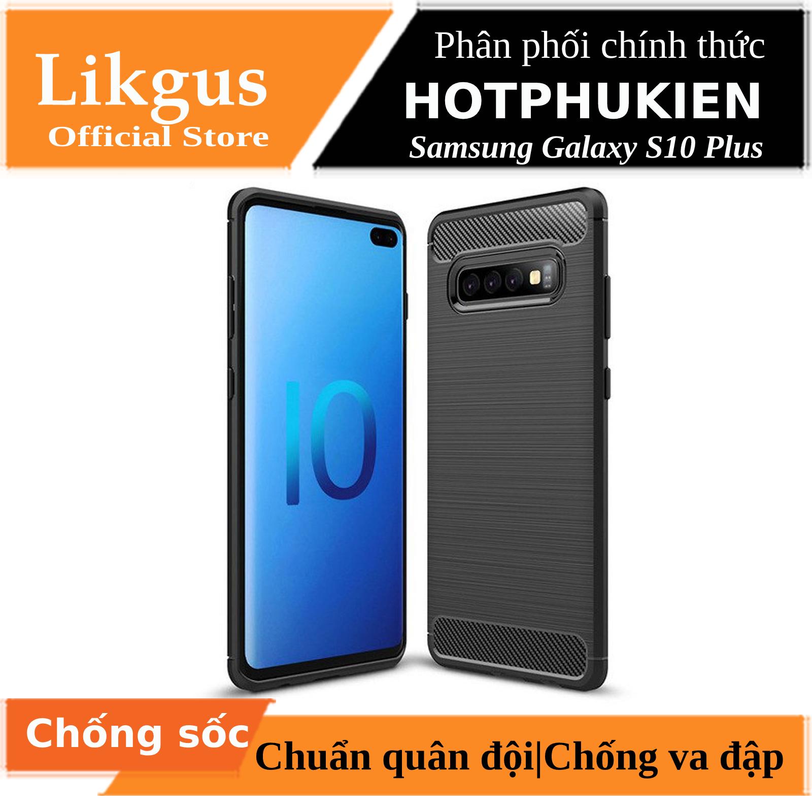 [HCM]Ốp lưng chống sốc hiệu Likgus cho Samsung Galaxy S10 Plus (chống va đập chống vân tay) - Phân phối bởi Hotphukien