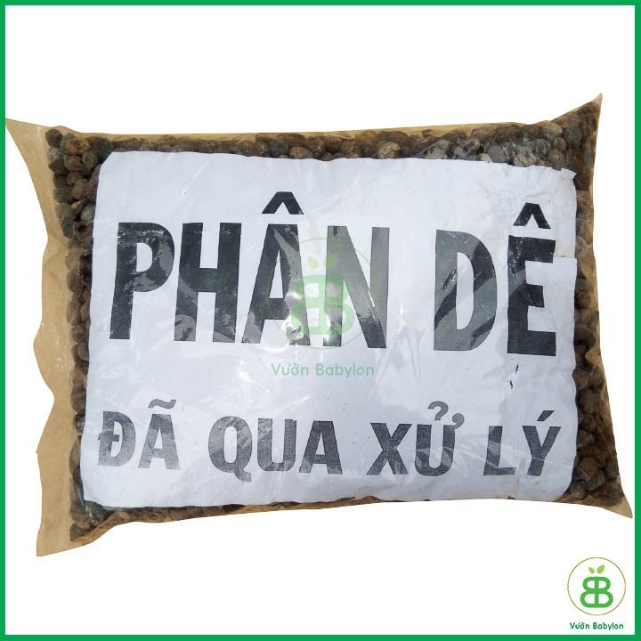 COMBO 10 TÚI PHÂN DÊ-PHÂN TAN CHẬM ĐÃ KHỬ NẤM KHUẨN 20CM-phân bón cực tốt cho lan và hoa hồng và cây trồng khác